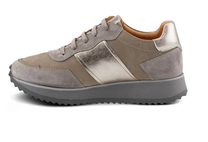 Spring Step Compter Grey Suede Sneaker